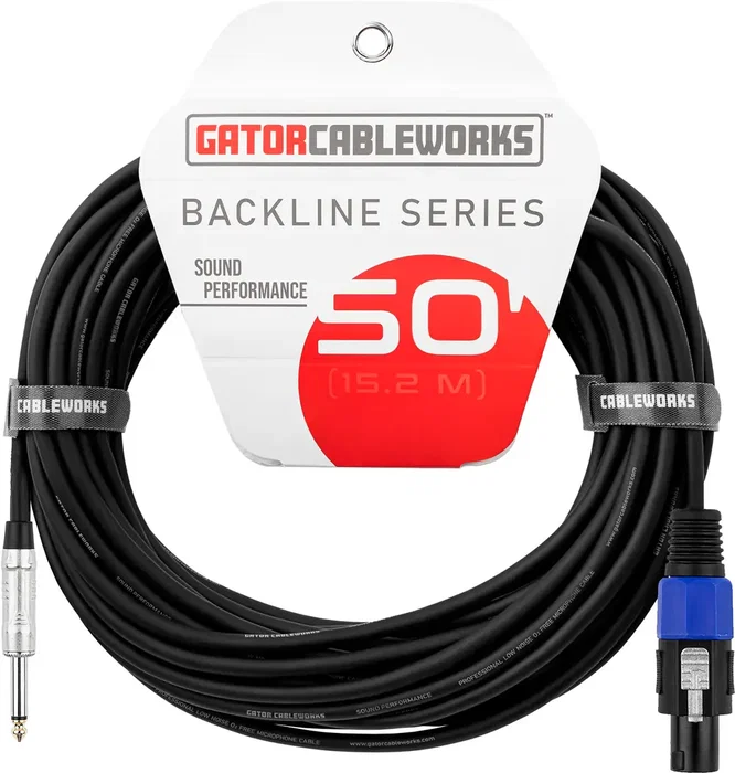 CABLEWORKS Câble Jack / Speakon pour Haut-parleur - 15 m