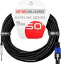 CABLEWORKS Câble Jack / Speakon pour Haut-parleur - 15 m