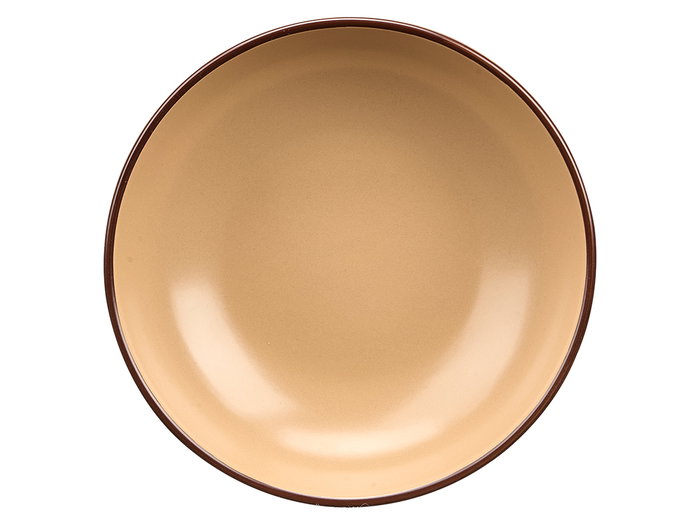 Vessia Assiette creuse 20 cm Beige en céramique (Set de 36)