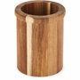 Livoo Set d'ustensiles de cuisine MES153G avec pot en acacia et silicone gris
