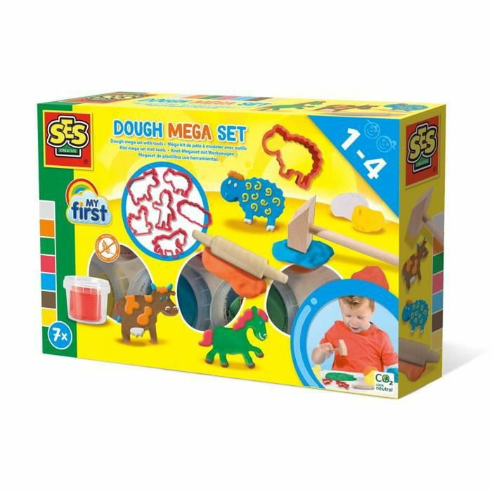 SES Creative Méga kit de pâte à modeler My First avec outils