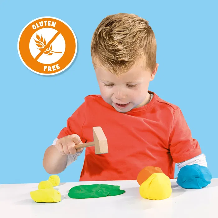 Ses Creative - Méga Kit de Pâte à Modeler My First avec Outils pour Créativité et Apprentissage des Formes - Sensoriel - Âge 1+