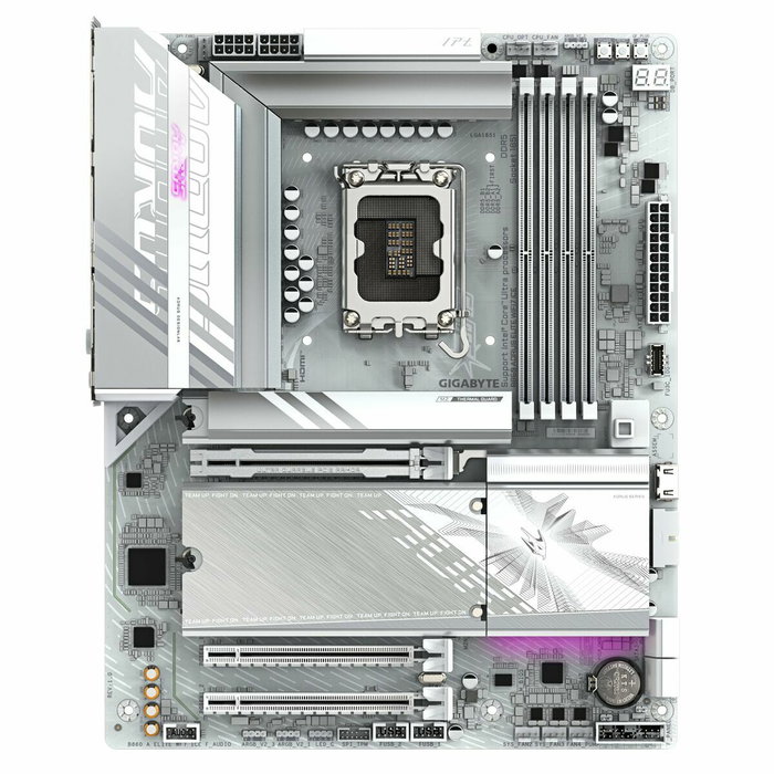 Gigabyte B860 AORUS ELITE WIFI7 ICE, LGA 1851, DDR5, Blanc