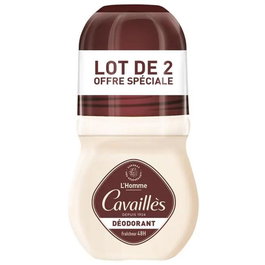 Roge Cavailles Set Duo Déodorant Roll-On Homme 48h Protection, 2x50ml