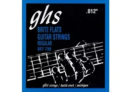 GHS Jeu de cordes électriques Briteflats Regular 12-54