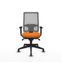 PIQUERAS Y CRESPO Chaise de bureau Horna orange et grise
