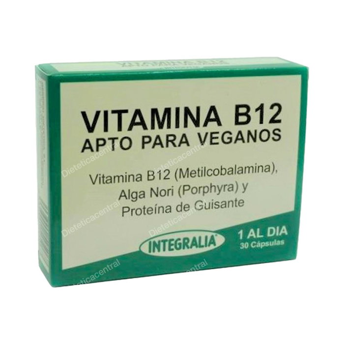 INTEGRALIA Vitamine B12 30 capsules INTEGRALIA Vitamine B12 30 capsules