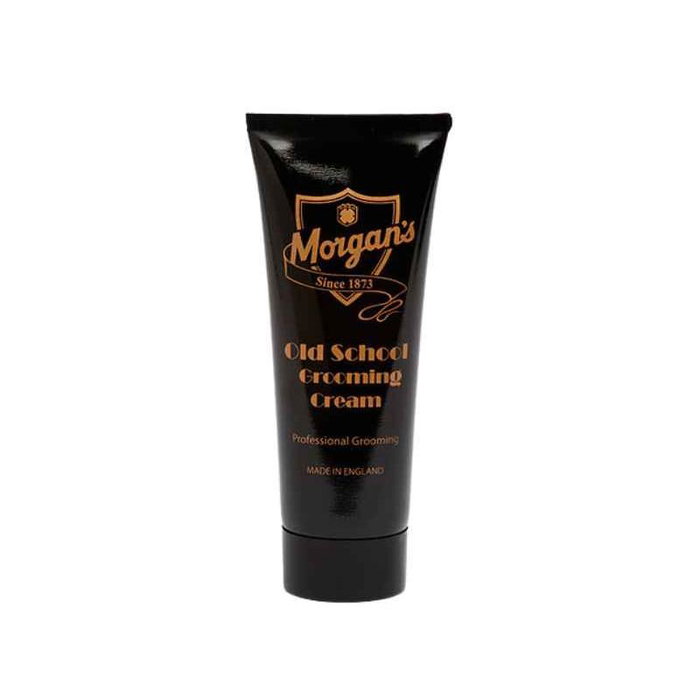Morgan Old School Grooming Cream 100ml - Crème coiffante fixation moyenne/souffe - Contrôle, définition et brillance avec café et extrait d'herbes Morgan Old School Grooming Cream 100ml - Crème coiffante fixation moyenne/souffe - Contrôle, définition et brillance avec café et extrait d'herbes