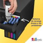 Epson EcoTank ET-2870 Imprimante Multifonction A4 Jet d'Encre Réservoir Remplissable Wi-Fi, Impression, Copie, Scan