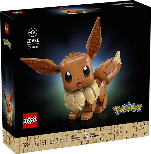 LEGO Pokémon Évoli - Set de Construction Collector LEGO Pokémon Évoli - Set de Construction Collector