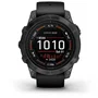Garmin Epix Pro (Gen2) - Montre connectée sport haute performance - Écran AMOLED - 47 mm - Acier gris avec bracelet noir - Suivi santé et entraînement