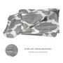 ORYX Rideau de Douche Vintage Gris 180x200 cm