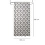 ORYX Rideau de Douche Vintage Gris 180x200 cm