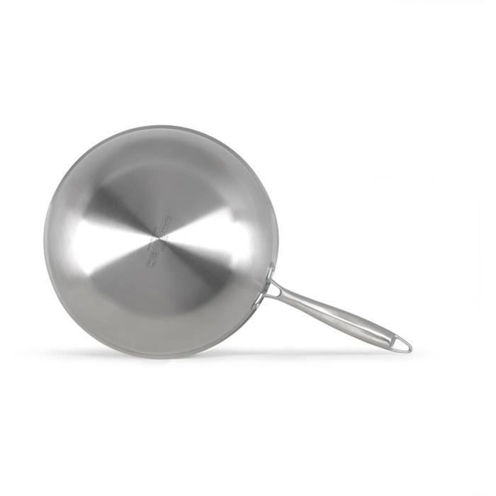 Livoo Wok en acier inoxydable MEP162 Ø 28 cm