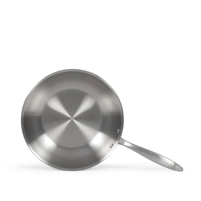 Livoo Wok en acier inoxydable MEP162 Ø 28 cm