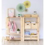 Astigarraga Étagère Evolution 3 en pin massif 111 x 76,7 x 43 cm