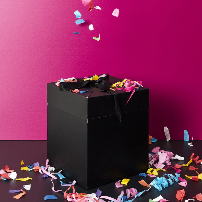 Party Time Boîte Cadeau Pliable 20x20x20 cm Party Time Boîte Cadeau Pliable 20x20x20 cm