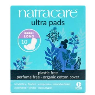 Natracare Compresse Extra Longue avec Ailes 10 Unités Protection Menstruelle Écologique Natracare Compresse Extra Longue avec Ailes 10 Unités Protection Menstruelle Écologique