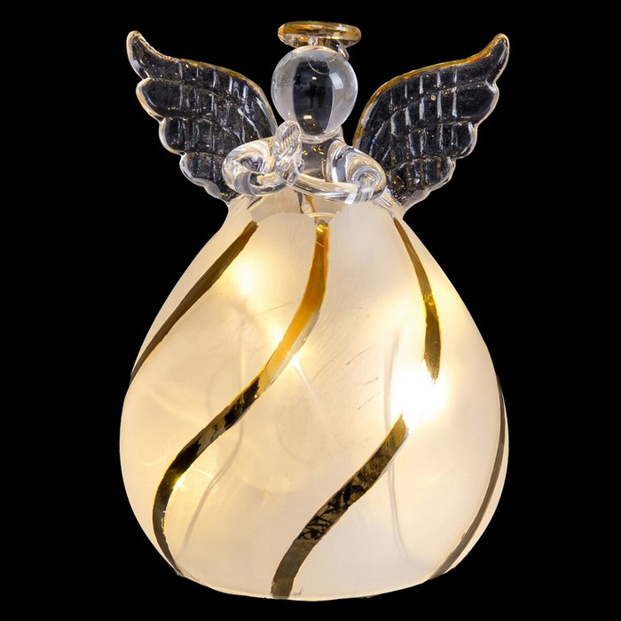 BigBuy Home Décorations de Noël Transparent Ange