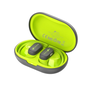Leotec Open Air Zenith Sport - Écouteurs Bluetooth 5.4 sans fil, IPX5, 6.5h autonomie, Gris-Lime