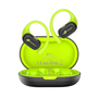 Leotec Open Air Zenith Sport - Écouteurs Bluetooth 5.4 sans fil, IPX5, 6.5h autonomie, Gris-Lime