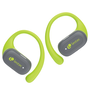 Leotec Open Air Zenith Sport - Écouteurs Bluetooth 5.4 sans fil, IPX5, 6.5h autonomie, Gris-Lime