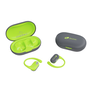 Leotec Open Air Zenith Sport - Écouteurs Bluetooth 5.4 sans fil, IPX5, 6.5h autonomie, Gris-Lime