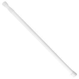 ORYX Barre de douche extensible en aluminium blanc 125 à 220 cm