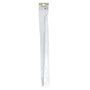 ORYX Barre de douche extensible en aluminium blanc 125 à 220 cm