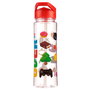 PUCKATOR - Bouteille d'eau thématique Game Over, 500 ml - Capacité 0,5 L - Dimensions 23 x 8,5 x 6,5 cm