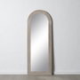 BigBuy Home Miroir sur Pied Blanc Naturel Vertical 64,8 x 3,8 x 172,7 cm