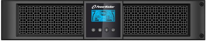 PowerWalker VI 2000 RT LCD - Onduleur Ligne Interactive 2000VA/1800W, Sinusoïdale Pure, Prise en Rack 19", 9 Prises IEC, Ports USB/RS-232+/RJ11