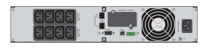 PowerWalker VI 2000 RT LCD - Onduleur Ligne Interactive 2000VA/1800W, Sinusoïdale Pure, Prise en Rack 19", 9 Prises IEC, Ports USB/RS-232+/RJ11