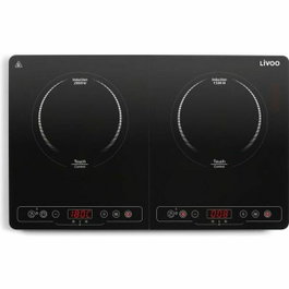 Livoo DOC236 Plaque de cuisson électrique double, Noir
