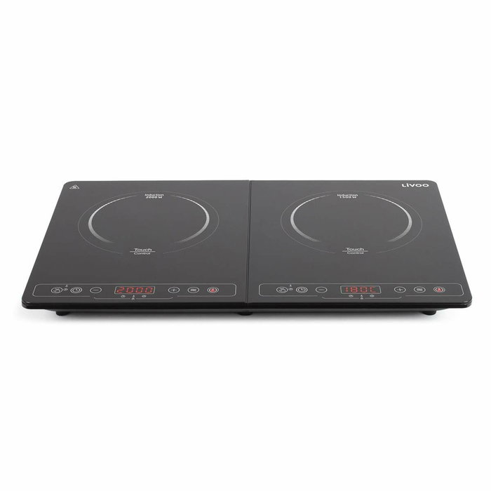 Livoo DOC236 Plaque de cuisson électrique double, Noir