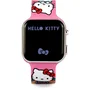 Kids Licensing Montre LED Hello Kitty pour Enfant à Partir de 4 ans avec Affichage Heure et Date, Écran Personnalisable, Pile CR2032 Incluse