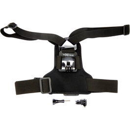 GoXtreme Chest-Mount Noir, Support de Poitrine pour Action Cam