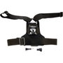 GoXtreme Chest-Mount Noir, Support de Poitrine pour Action Cam