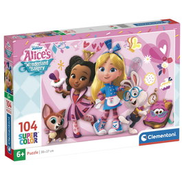 CLEMENTONI Puzzle Alice Wonderland Bakery Disney 104 pièces
