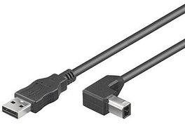MicroConnect Câble USB 2.0 A-B, 3m, Noir