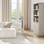 Oceanic Ventilateur sur Colonne Blanc - 45W, Hauteur 101 cm, 3 Modes (Normal/Naturel/Nuit), 3 Vitesses, Oscillation 90°, Minuterie 15h, LED, Poignée de Transport