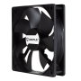 Unykach Ventilateur Boîtier 120 mm Noir - Double Roulement à Billes, PWM, 900-1800 tr/min, Silencieux