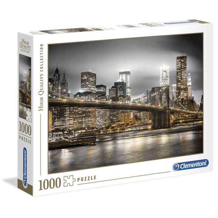 CLEMENTONI Puzzle 1000 pièces - New York Skyline - 69 x 50 cm