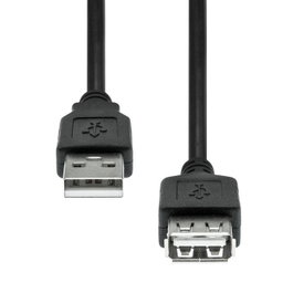 ProXtend Câble d'extension USB 2.0 Noir 1m