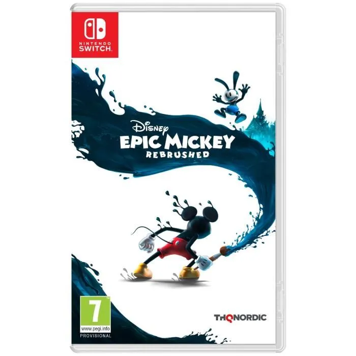 Just For Games Disney Epic Mickey: Rebrushed - Jeu vidéo pour Nintendo Switch Just For Games Disney Epic Mickey: Rebrushed - Jeu vidéo pour Nintendo Switch