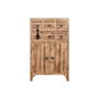 Caisson à Tiroirs Home ESPRIT Noir Naturel Sapin Bois MDF Oriental 63 x 27 x 101 cm