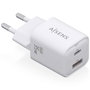Chargeur mural Aisens ASCH-35W2P024-W Blanc Multicouleur