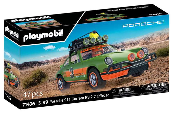 Playmobil Porsche 911 Carrera RS 2.7 Offroad Edition, Voiture de collection Playmobil Porsche 911 Carrera RS 2.7 Offroad Edition, Voiture de collection