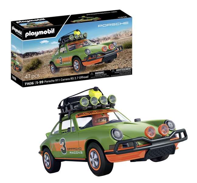 Playmobil Porsche 911 Carrera RS 2.7 Offroad Edition, Voiture de collection Playmobil Porsche 911 Carrera RS 2.7 Offroad Edition, Voiture de collection