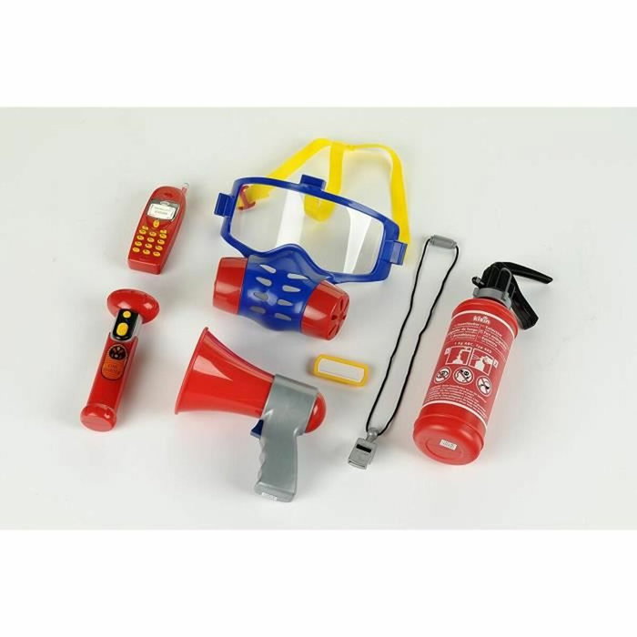 Klein Set de pompier 7 pièces avec masque à gaz